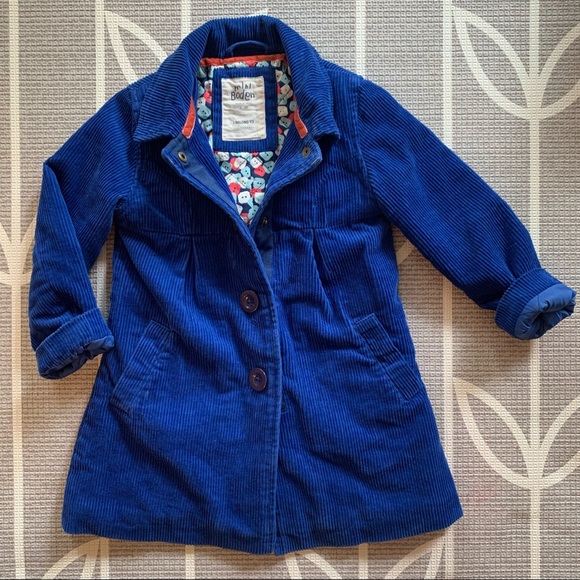 Mini Boden Other - Mini Boden // Girls Blue Corduory Jacket 2-3 Years